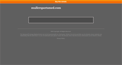 Desktop Screenshot of mullersportsmed.com